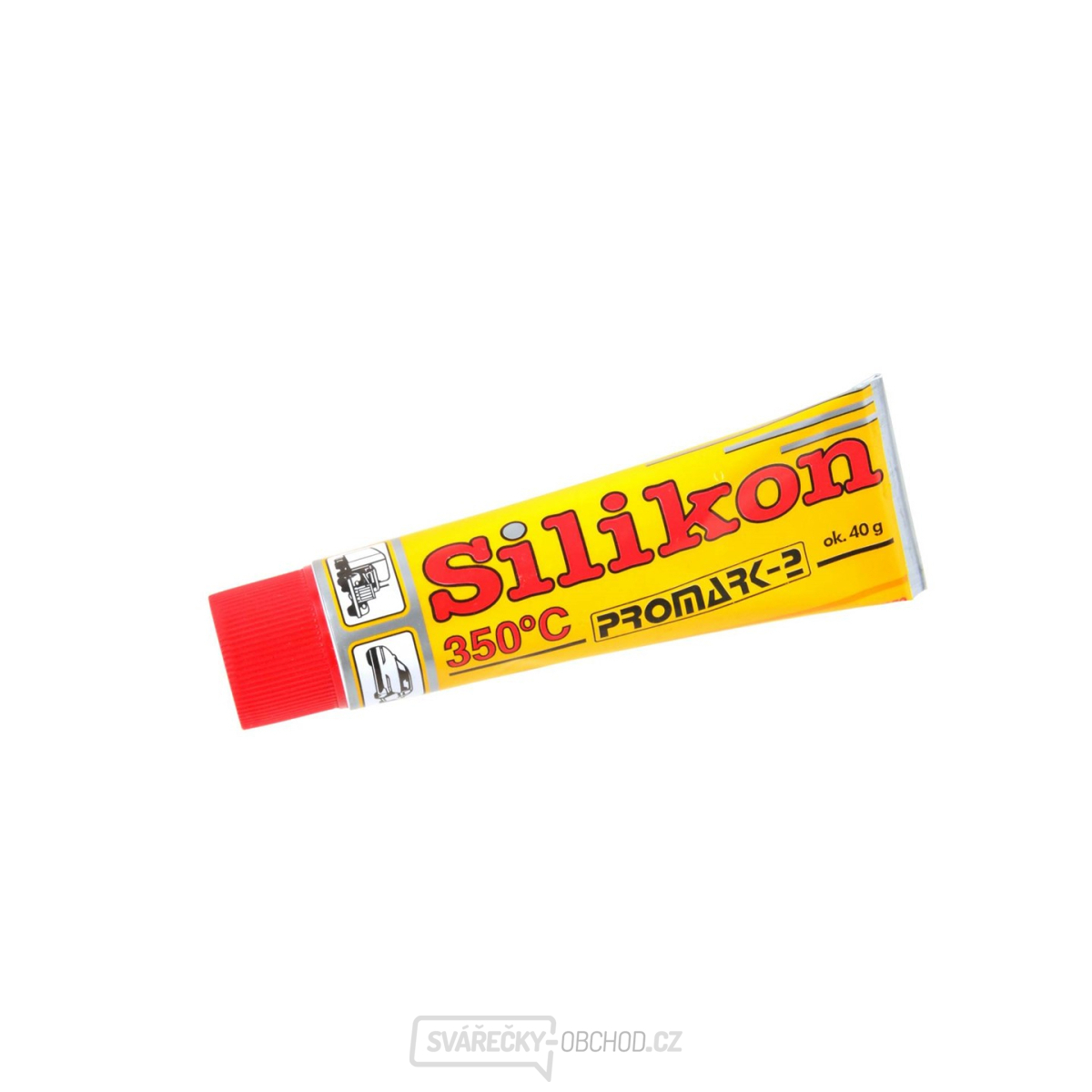Vysokoteplotní silikon červený 40g(50)