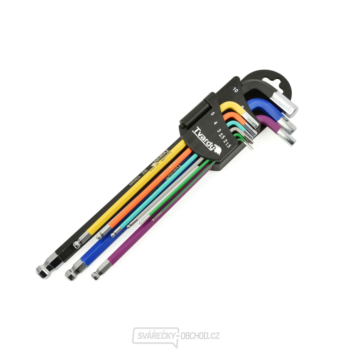 Imbusové klíče dlouhé barevné 1,5-10 mm 9el. S2 (24)