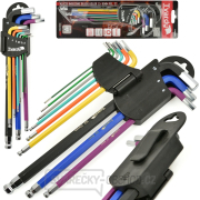 Imbusové klíče dlouhé barevné 1,5-10 mm 9el. S2 (24) náhled