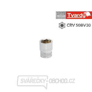 Šestihranná hlavice TVARDY 1/4 Šestihranná hlavice TVARDY 1/4