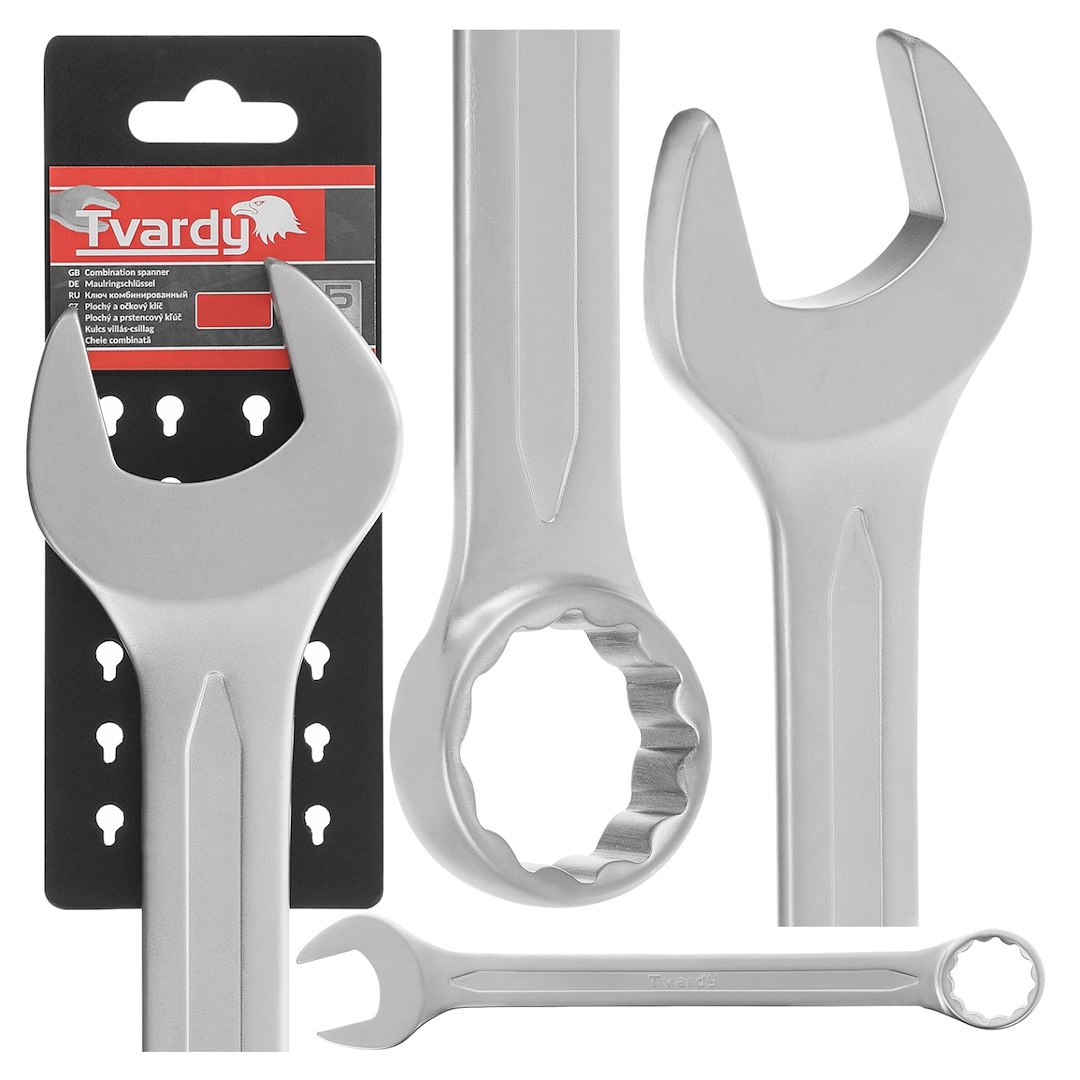 GEKO Otevřený klíč 38 mm CRV se saténovou povrchovou úpravou - CS DIN3113A(5/20) T00638