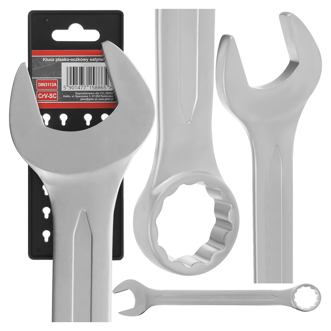 GEKO Satinovaný klíč 46mm CRV - CS DIN3113A(3/12) T00646