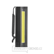 Inspekční dílenská lampa s magnetem LED COB 5W + 3W UV laser 800mAh 400lm IP44 (100) náhled