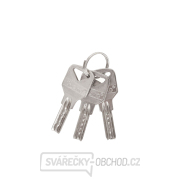 Sada poniklovaných visacích zámků se systémem jednoho klíče 50 mm 3el.(10) náhled
