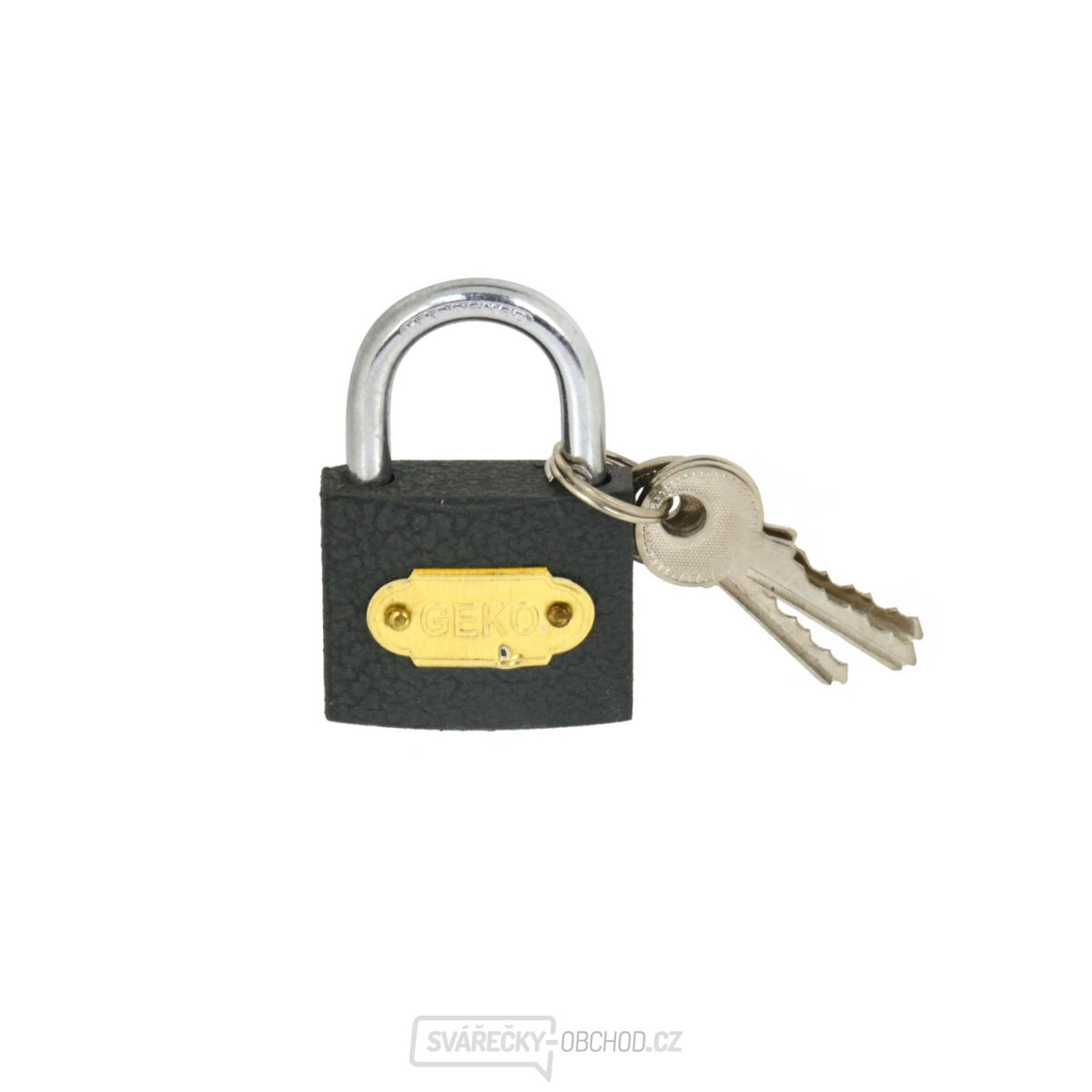 Visací zámek šedý 38 mm (240)