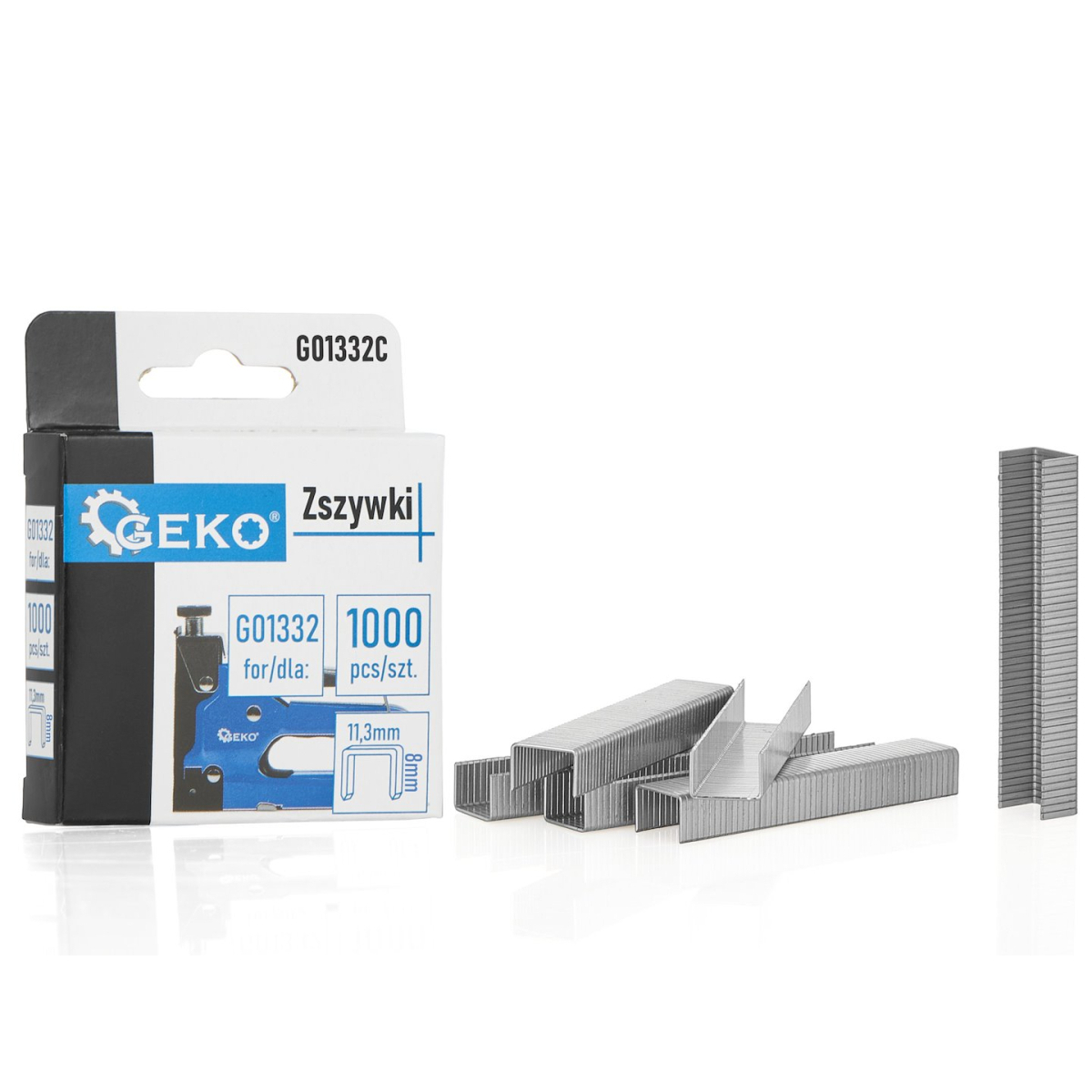 GEKO Sponky 1,2x11,3mm 8mm 1000ks. (200) G01332C