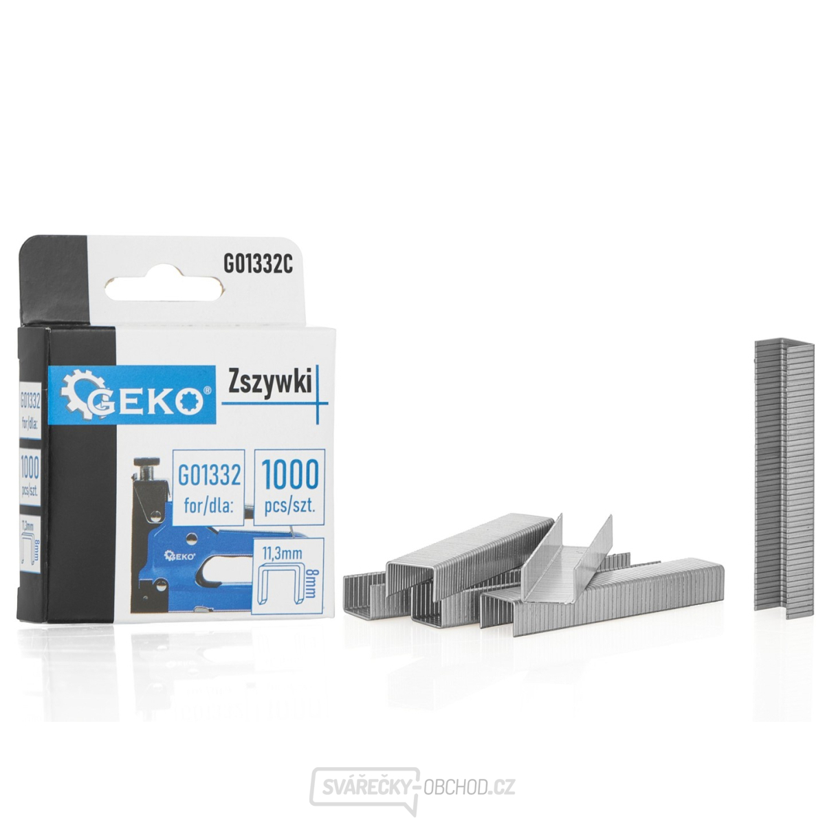 Sponky 1,2x11,3mm 8mm 1000ks. (200) Sponky 1,2x11,3mm 8mm 1000ks. (200) gallery main image