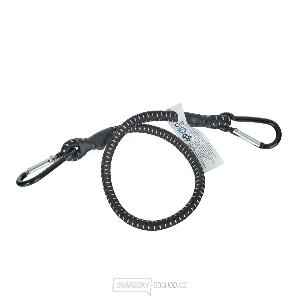 Přepravní guma pro upevnění zavazadel + karabiny 10 mm x 60 cm (60/120)