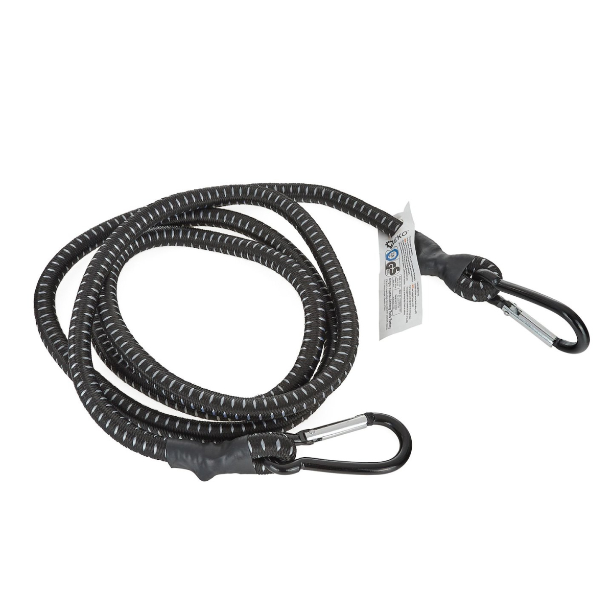 GEKO Přepravní guma pro upevnění zavazadel + karabiny 10 mm x 180 cm (40) G02344