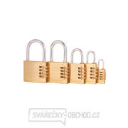 Mosazný visací zámek 38 mm (4 číslice) (9/108) Mosazný visací zámek 38 mm (4 číslice) (9/108) náhled