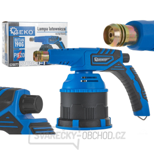 Pájecí lampa s piezoelektrickým zapalováním pro 190g kartuše PROFI (12) Pájecí lampa s piezoelektrickým zapalováním pro 190g kartuše PROFI (12) gallery main image