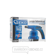 Pájecí lampa s piezoelektrickým zapalováním pro 190g kartuše kovové PROFI (12) Pájecí lampa s piezoelektrickým zapalováním pro 190g kartuše kovové PROFI (12) náhled