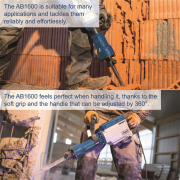 Demoliční kladivo AB 1600+2x sekáč ZDARMA náhled