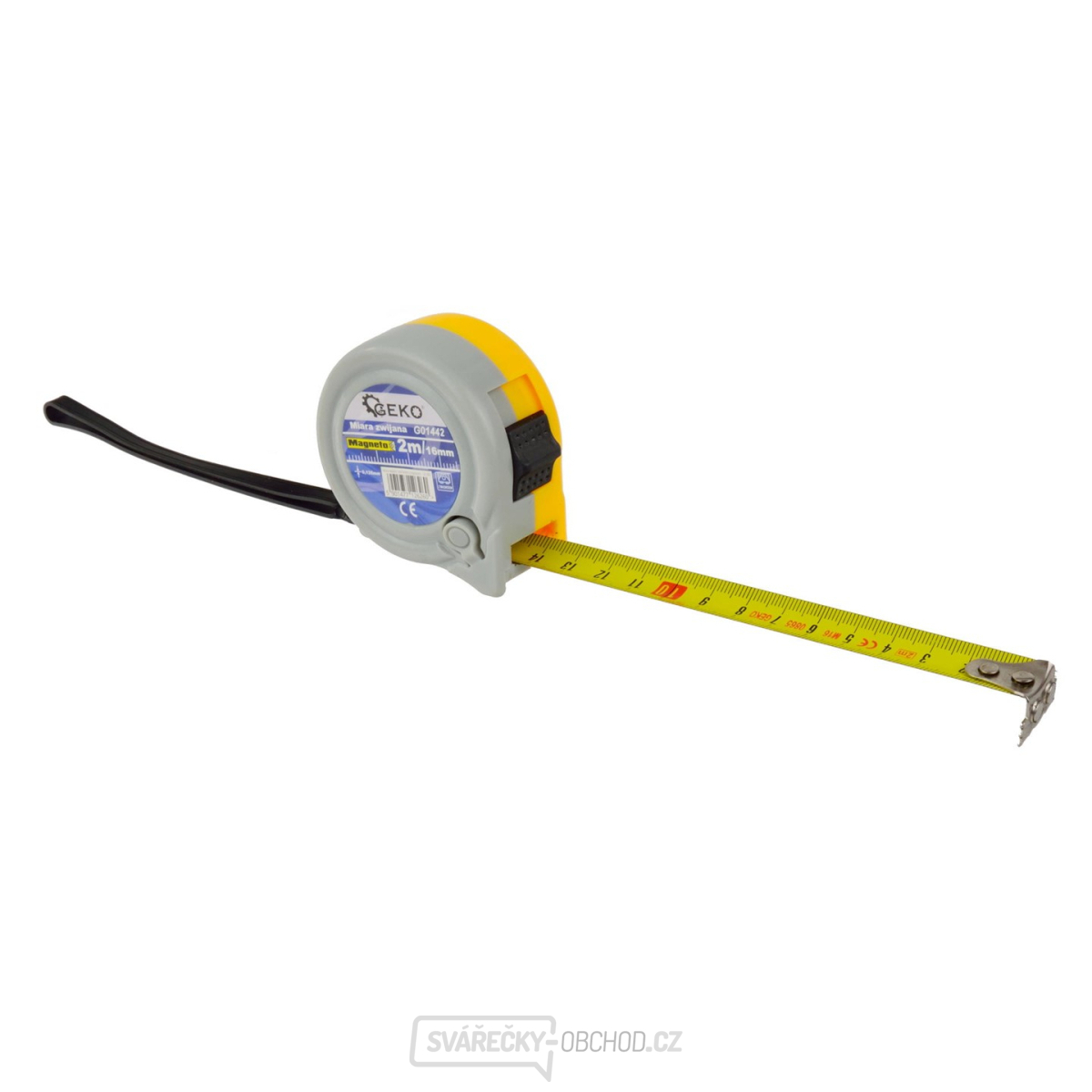 Měřicí páska 2mx16mm s magnetem (12/120)