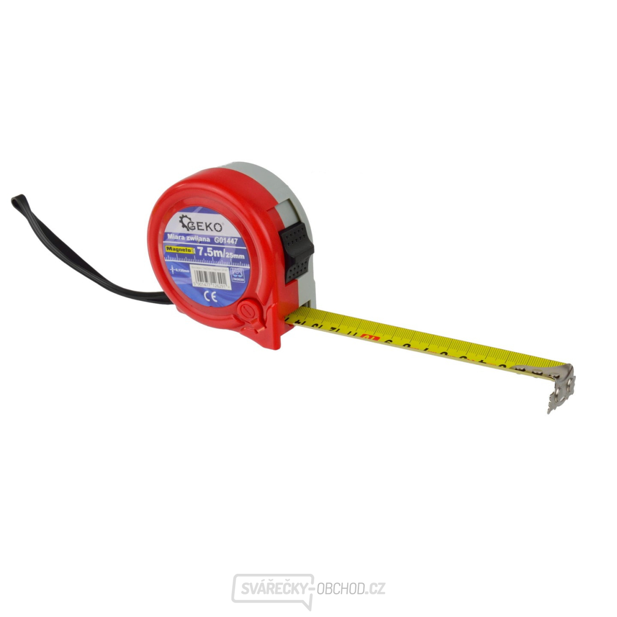Měřicí páska 7,5mx25mm s magnetem (6/60)