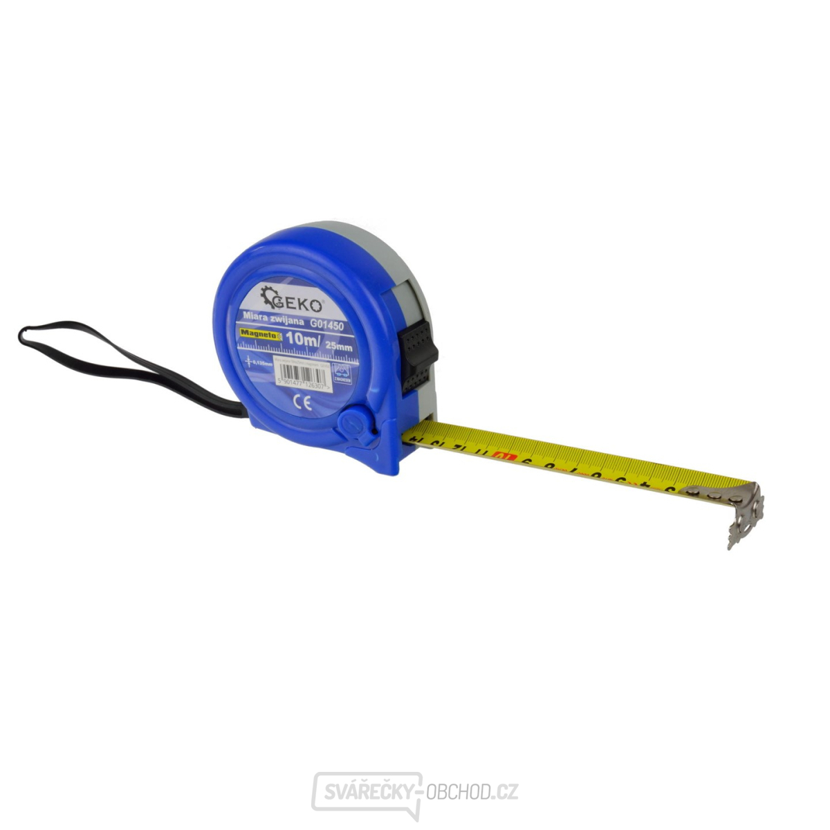 Měřicí páska 10mx25mm s magnetem (6/60)