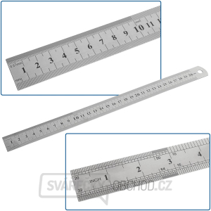Lineární měřidlo - pravítko z nerezové oceli 300 mm (20/600) Lineární měřidlo - pravítko z nerezové oceli 300 mm (20/600) gallery main image