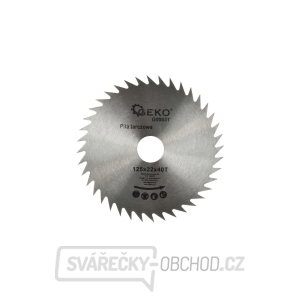 Kotouč na řezání dřeva 125x22x40T č/b (200) Kotouč na řezání dřeva 125x22x40T č/b (200) gallery main image