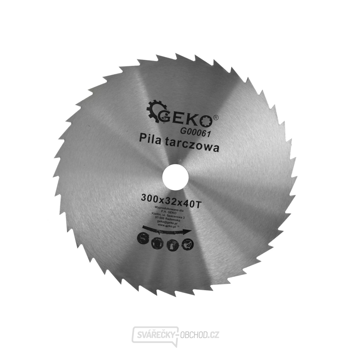 Pilový kotouč 300x32x40T čb (20) Pilový kotouč 300x32x40T čb (20) gallery main image