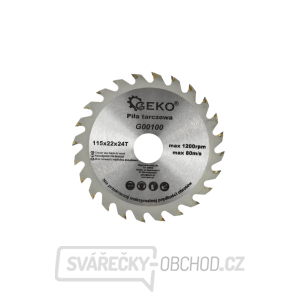 Pilový kotouč na dřevo 115x22x24T(200) Pilový kotouč na dřevo 115x22x24T(200) gallery main image