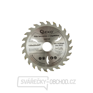 Kotouč na řezání dřeva 125x22x24T(200) Kotouč na řezání dřeva 125x22x24T(200) gallery main image