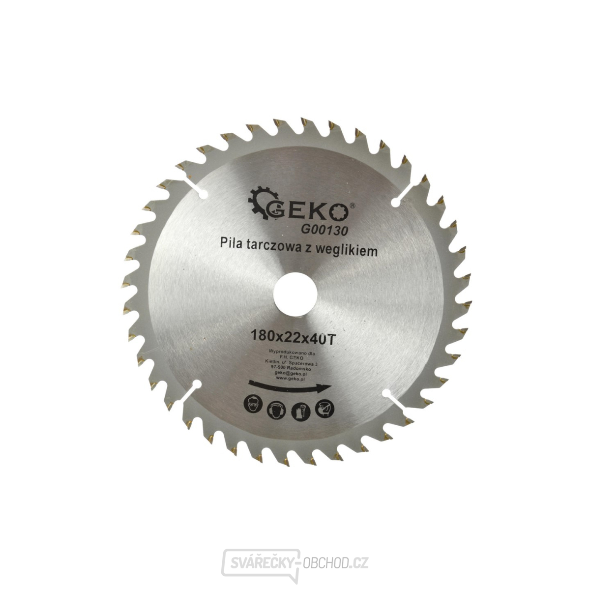 Pilový kotouč na dřevo 180x22x40T(100) Pilový kotouč na dřevo 180x22x40T(100) gallery main image
