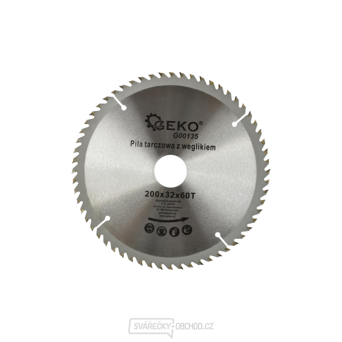 Pilový kotouč 200x32x60T(50) Pilový kotouč 200x32x60T(50) gallery main image