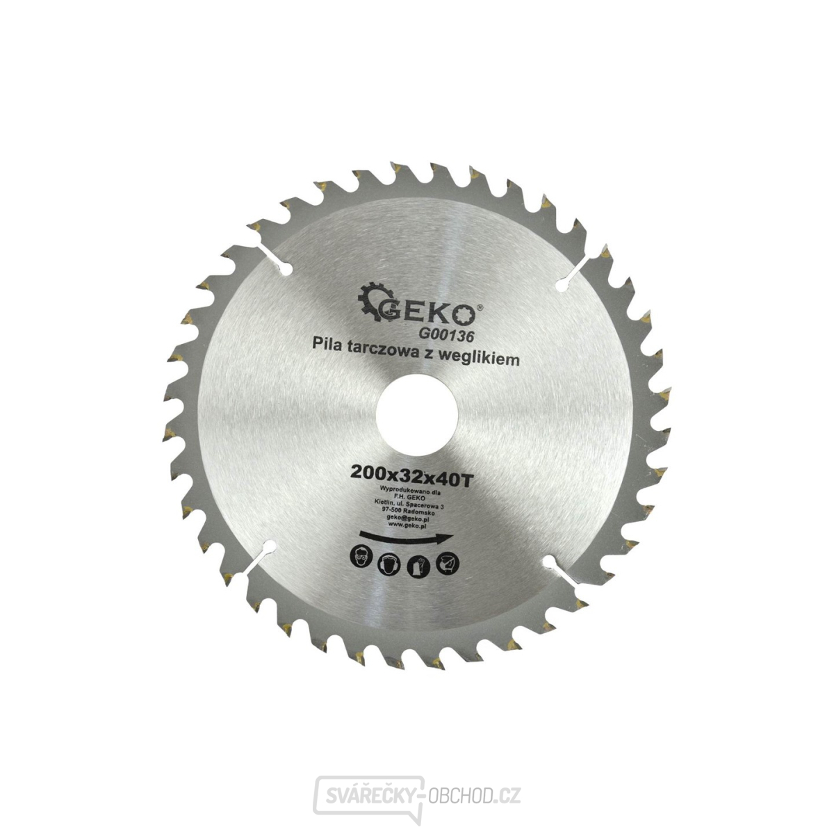 Pilový kotouč 200x32x40T(50) Pilový kotouč 200x32x40T(50) gallery main image