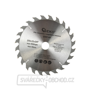 Kotouč na řezání dřeva 250x32x24T(25) Kotouč na řezání dřeva 250x32x24T(25) gallery main image