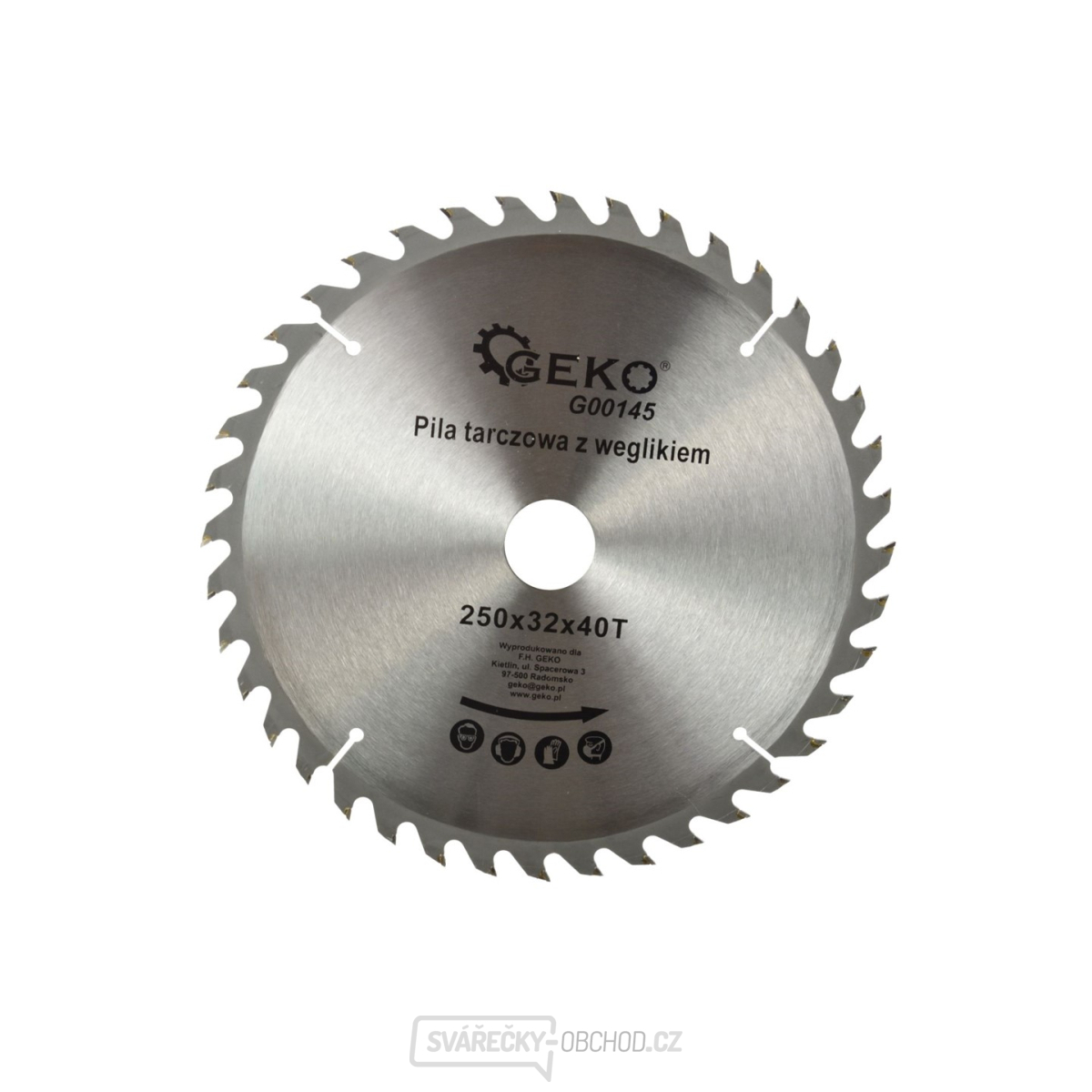 Pilový kotouč 250x32x40T(25) Pilový kotouč 250x32x40T(25) gallery main image
