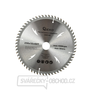 Kotouč na řezání dřeva 250x32x60T(25) Kotouč na řezání dřeva 250x32x60T(25) gallery main image