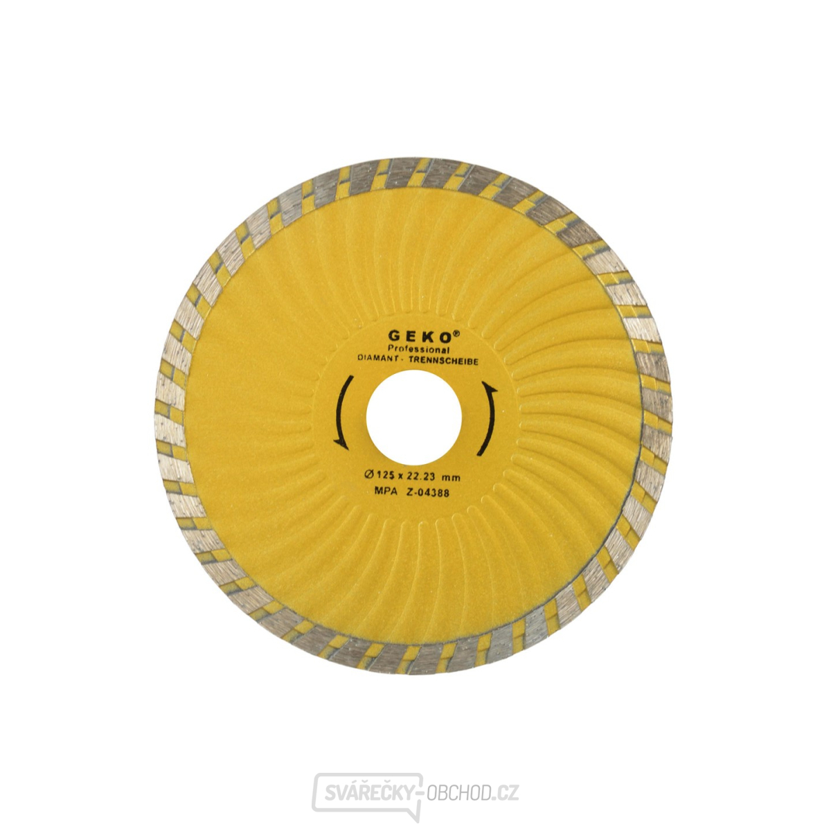 Průměr čepele 125 mm turbo plus GEKO PROFI (100)