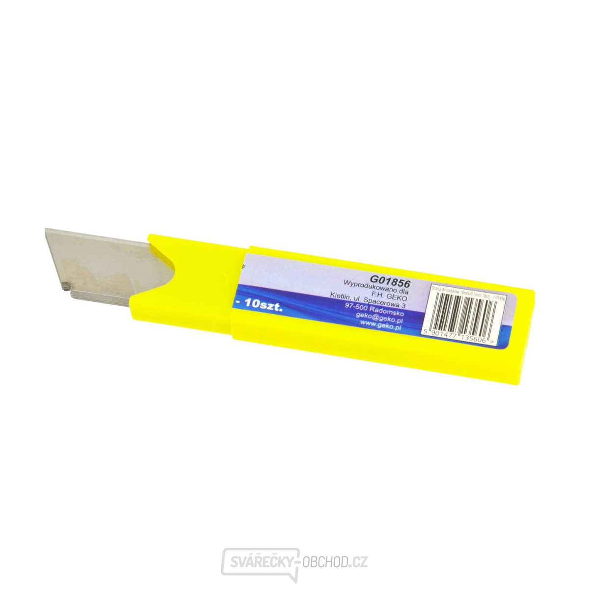 Čepele nožů 18mmx0,5mm 10ks. (1/20/400) Čepele nožů 18mmx0,5mm 10ks. (1/20/400) gallery main image