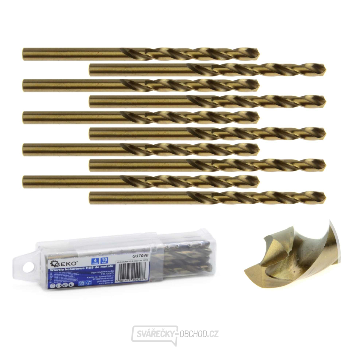Kobaltový vrták HSS do kovu 4 mm (10/1890)