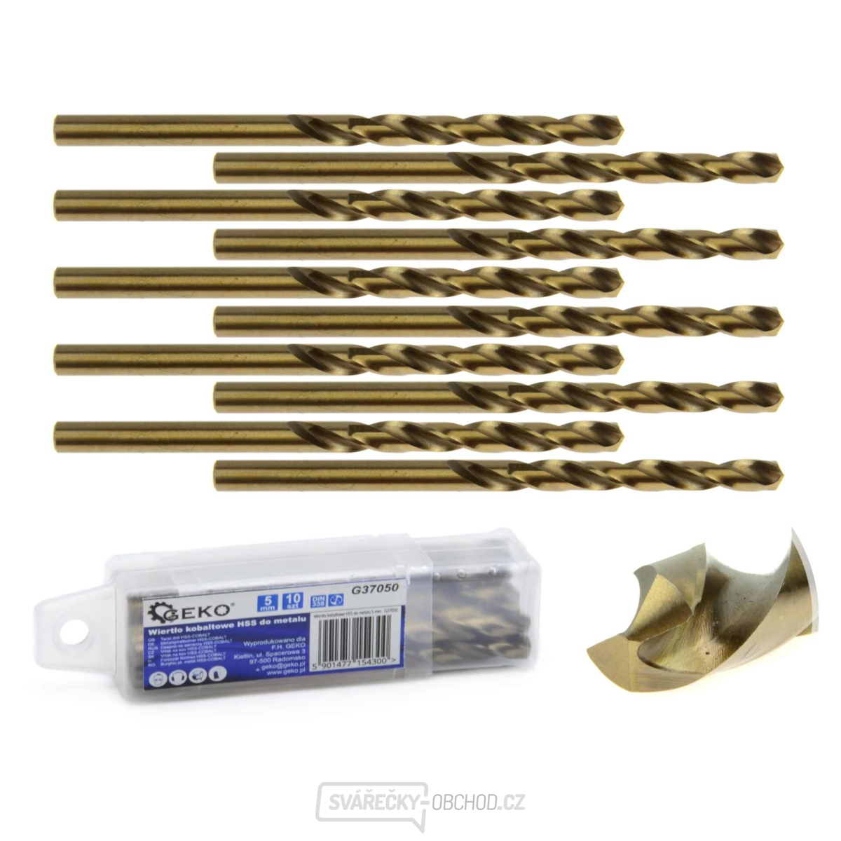 Kobaltový vrták HSS do kovu 5 mm (10/770)