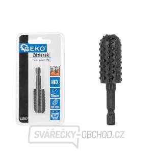 Půlkulatá rašple na dřevo 15 mm HEX (50/250) Půlkulatá rašple na dřevo 15 mm HEX (50/250) gallery main image