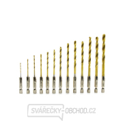 Sada titanových vrtáků 1,5-6,5 mm 13 ks šestihranných (100) Sada titanových vrtáků 1,5-6,5 mm 13 ks šestihranných (100) gallery main image