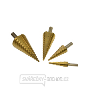 Sada kuželových vrtáků HSS TiN 4el.(4-12,4-20,4-32,4-39) Alu (20) Náhled