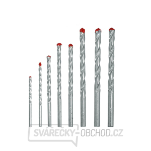 Sada vrtáků do kamene 3-10mm/8el.Geko(100/150) Sada vrtáků do kamene 3-10mm/8el.Geko(100/150)