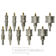 Sada vidlicových pil na kov s titanovými vrtáky 10ks. 16-53mm  Náhled