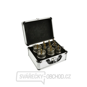 Sada vidlicových pil na kov s titanovými vrtáky 10ks. 16-53mm (10) Sada vidlicových pil na kov s titanovými vrtáky 10ks. 16-53mm (10) gallery main image