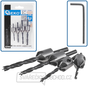 Sada zápustných vrtáků 5 ks (25/100) Sada zápustných vrtáků 5 ks (25/100) gallery main image