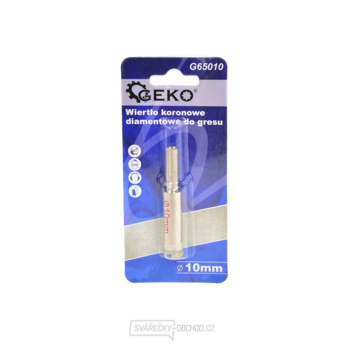 Diamantový vrták na kameninu 10 mm (1/40/500)