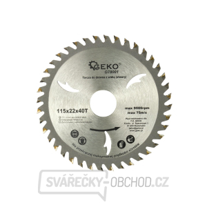 Pilový kotouč 115x22x40T(otvory)(200) Pilový kotouč 115x22x40T(otvory)(200) gallery main image