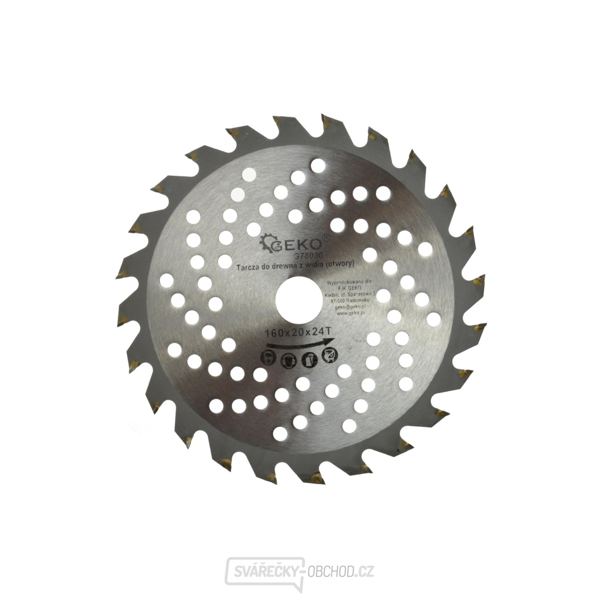 Pilový kotouč na dřevo 160x20x24T(otvory)(50/100)