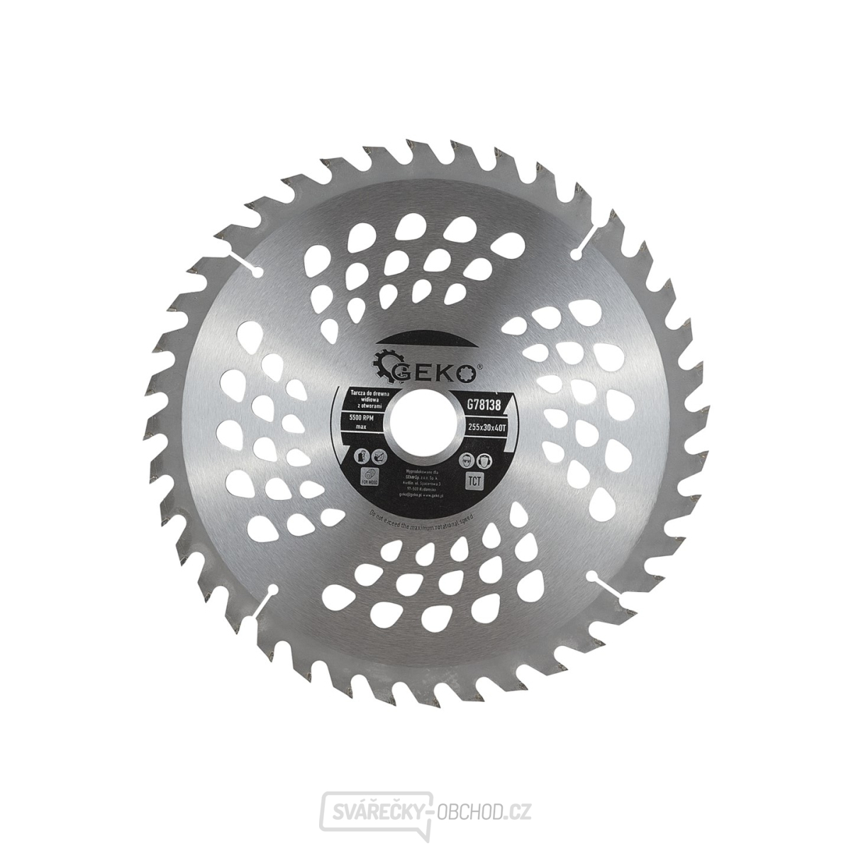 Pilový kotouč 255x30x40T (otvory) (25)