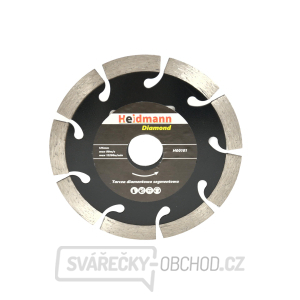 Heidmann/černá/(100/200) průměr kotouče 125x22,2x10mm Heidmann/černá/(100/200) průměr kotouče 125x22,2x10mm gallery main image