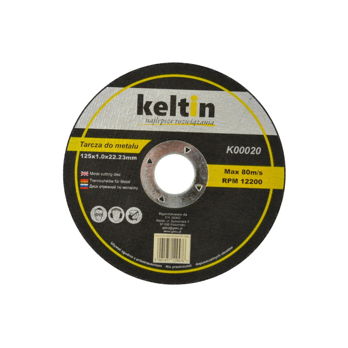 Levně KELTIN kotouč na řezání kovů 125x1,0 mm (25/100/400) K00020