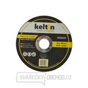 KELTIN kotouč na řezání kovů 125x1,0 mm (25/100/400) KELTIN kotouč na řezání kovů 125x1,0 mm (25/100/400) gallery main image