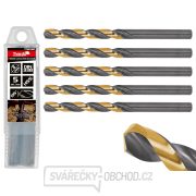 Černozlatý vrták do kovu HSS 8,00 mm (5/50/500) Černozlatý vrták do kovu HSS 8,00 mm (5/50/500) gallery main image